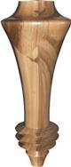 Column-base in iroko wood &quot; ART. ANEMONE&quot;